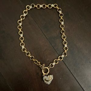 Juicy couture heart necklace